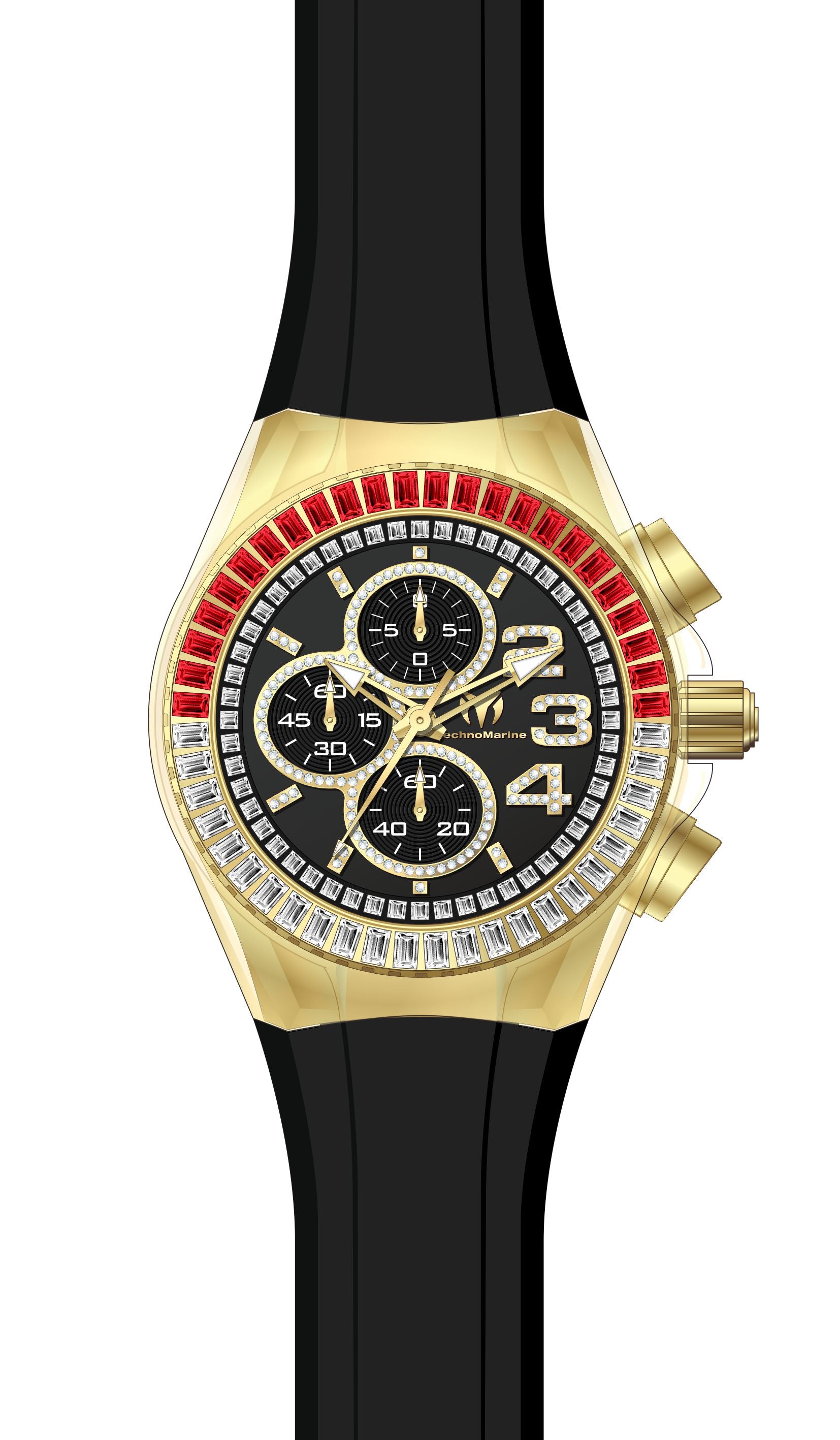 Band for Technomarine Cruise Glitz TM-121017