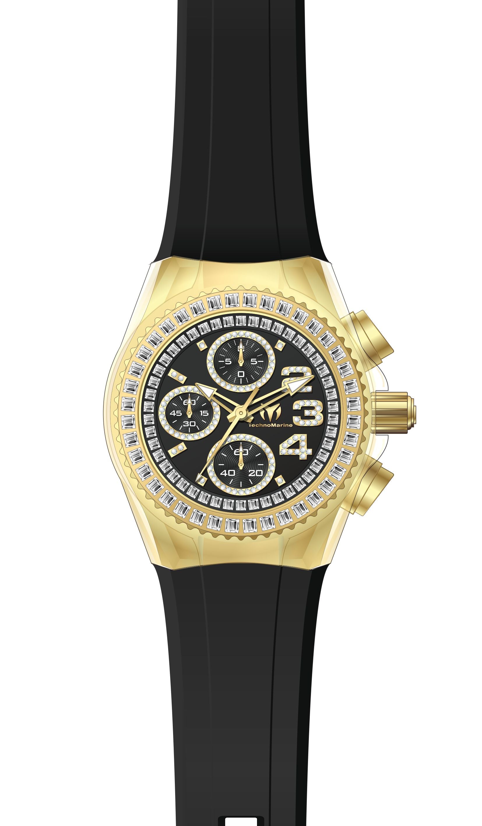 Band for Technomarine Cruise Glitz TM-121041