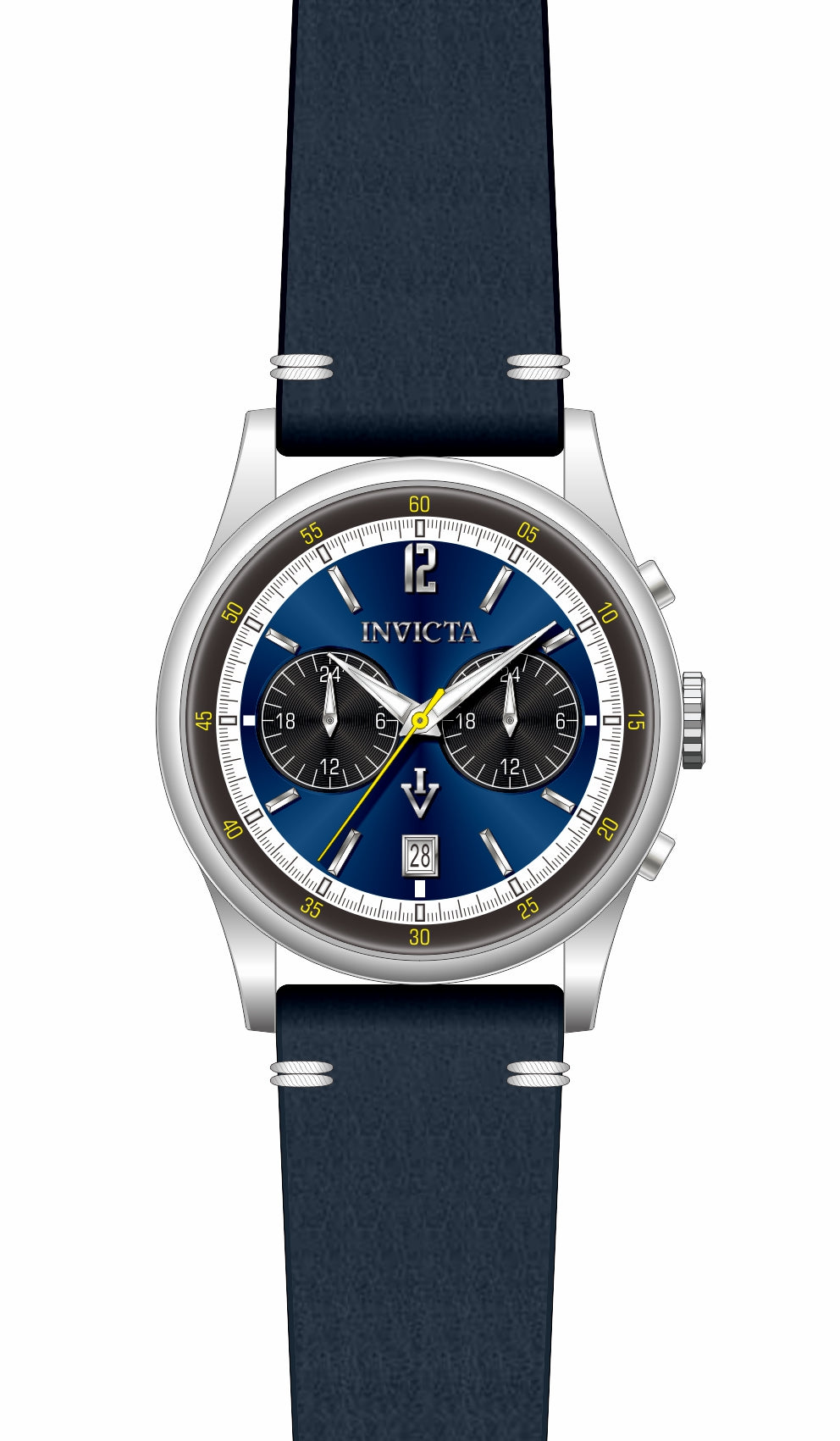Band for Invicta Vintage Zager Exclusive Men 33505
