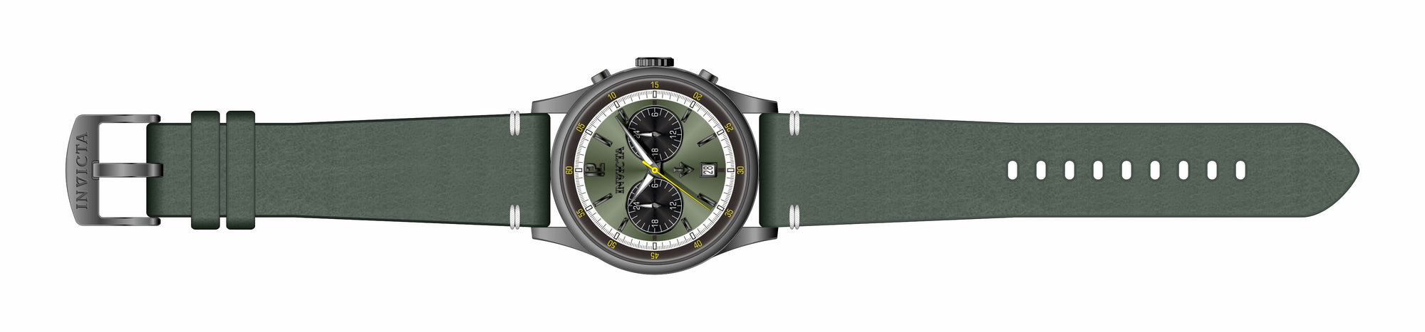 Band for Invicta Vintage Zager Exclusive Men 33509