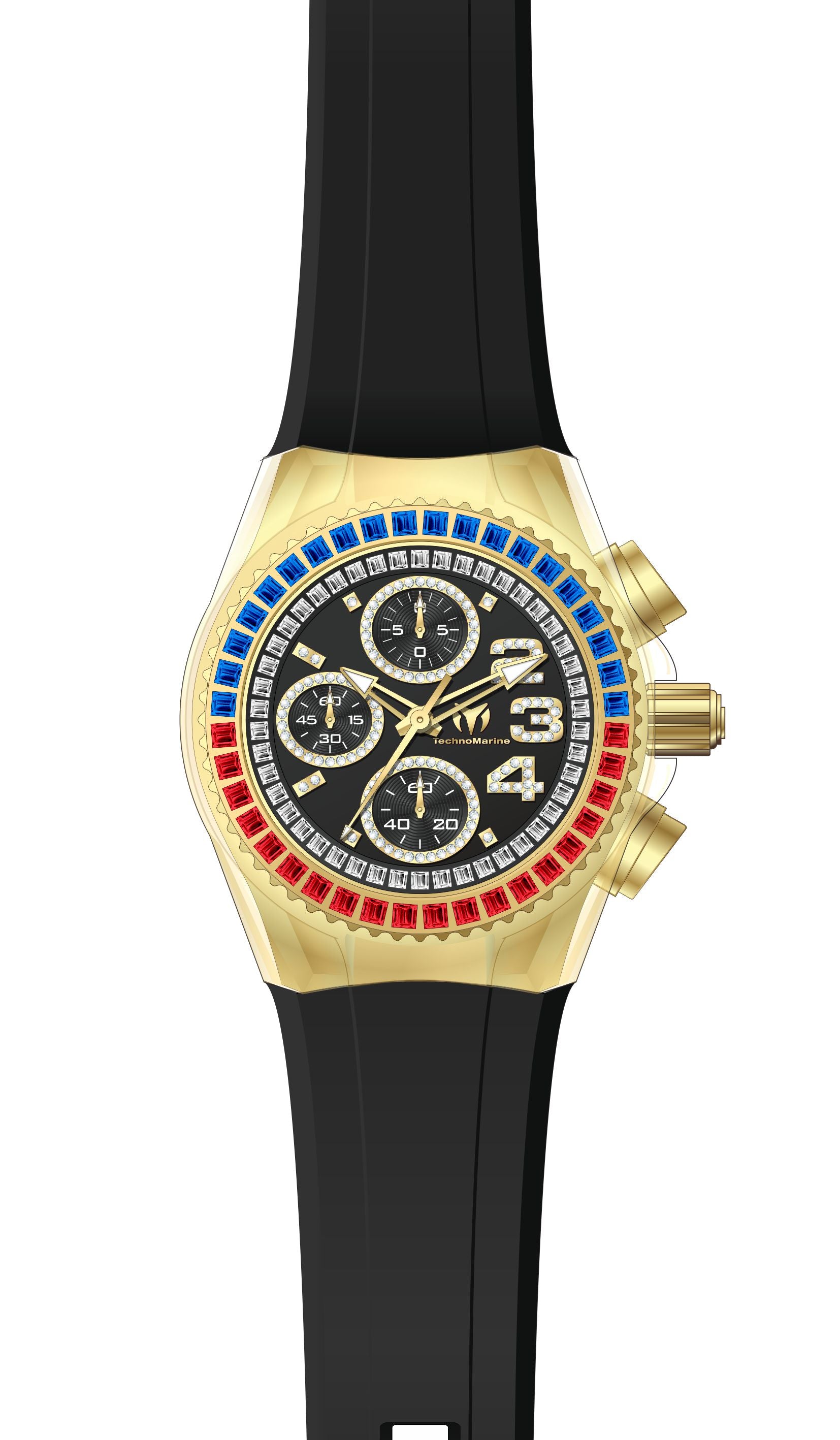 Band for Technomarine Cruise Glitz TM-121047
