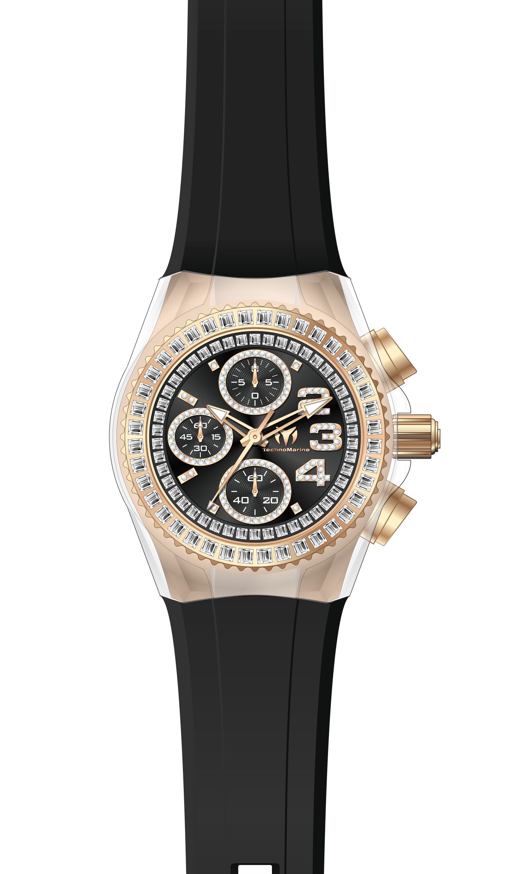 Band for Technomarine Cruise Glitz TM-121051