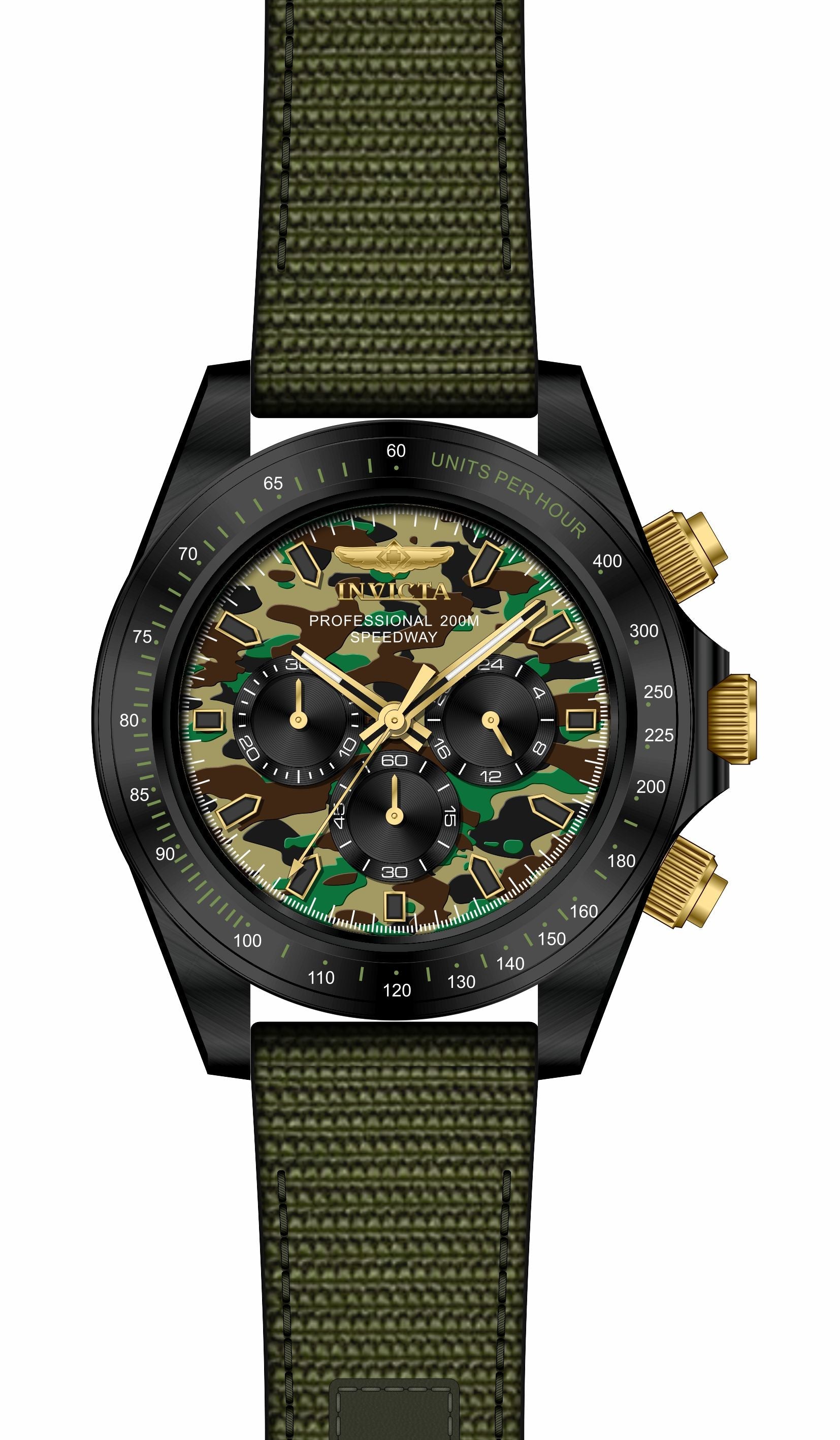 Band for Invicta Speedway Men 33794