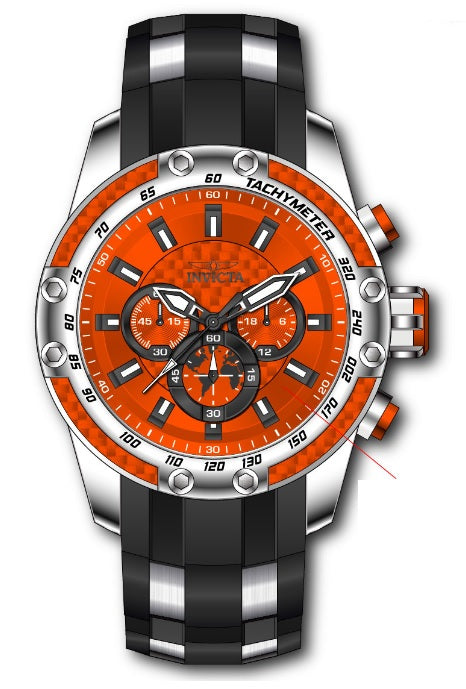 Band for Invicta Speedway SCUBA Men 33859