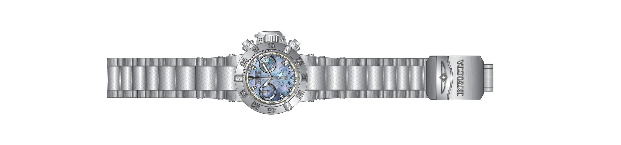 Band for Invicta Subaqua Lady 33402