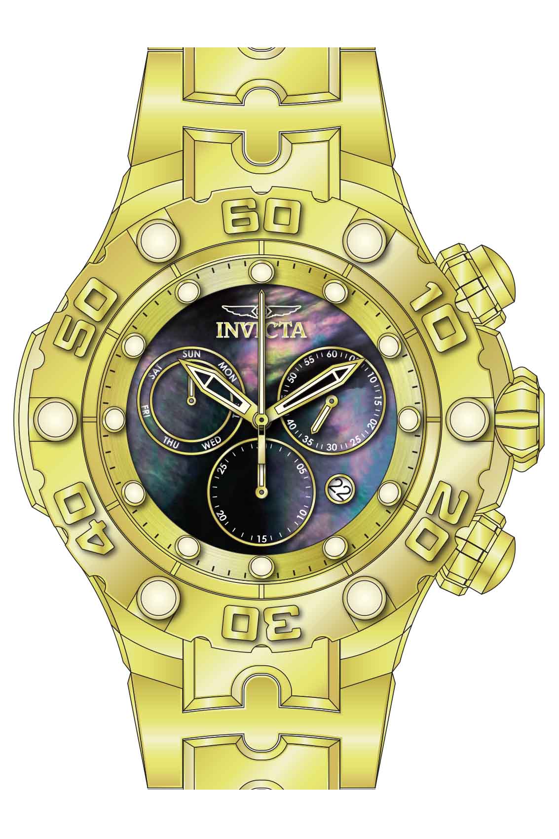 Parts for Invicta Excursion Men 33397