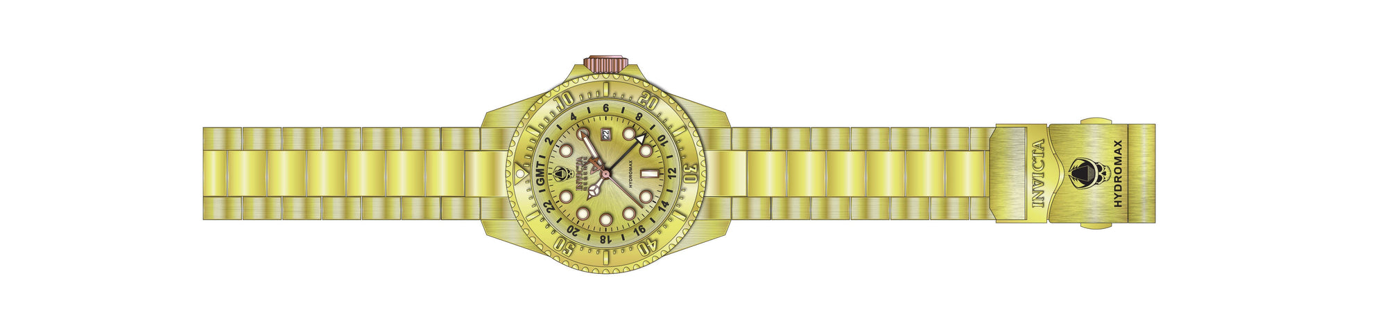 Parts for Invicta Hydromax Men Gold Label 34147