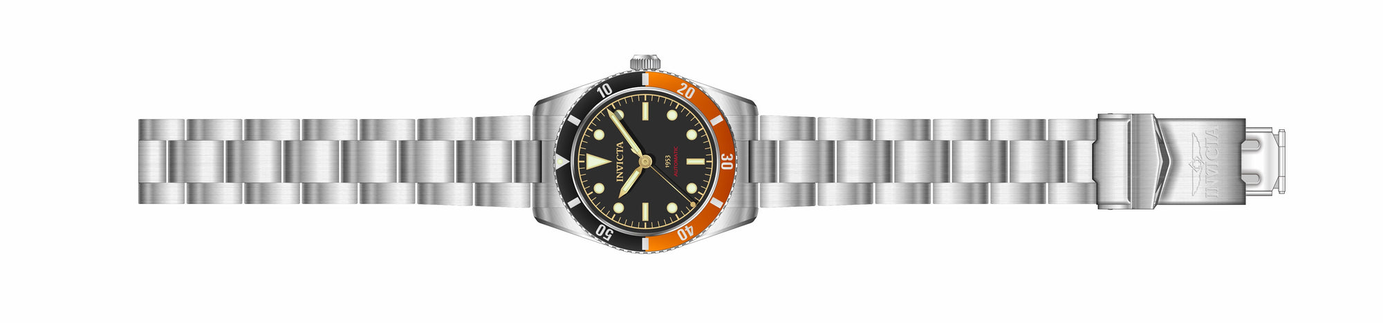 Band for Invicta Pro Diver Zager Exclusive Men 34336