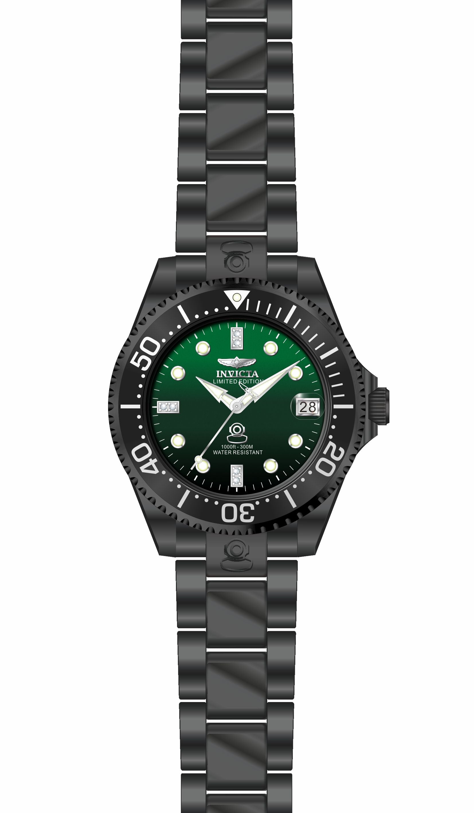 Band for Invicta Pro Diver Lady 34775