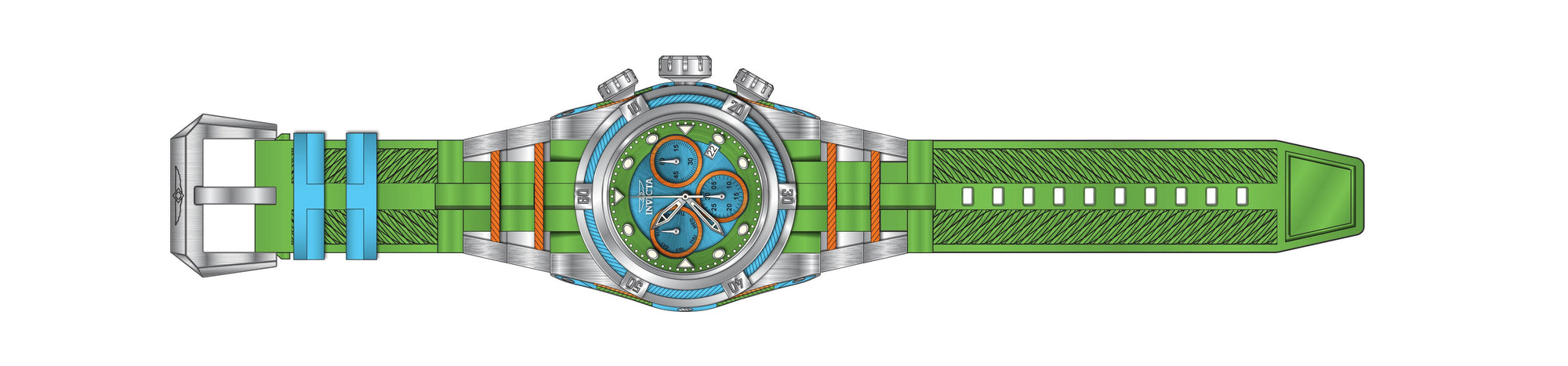 Parts for Invicta Reserve Bolt Zeus Men 34480