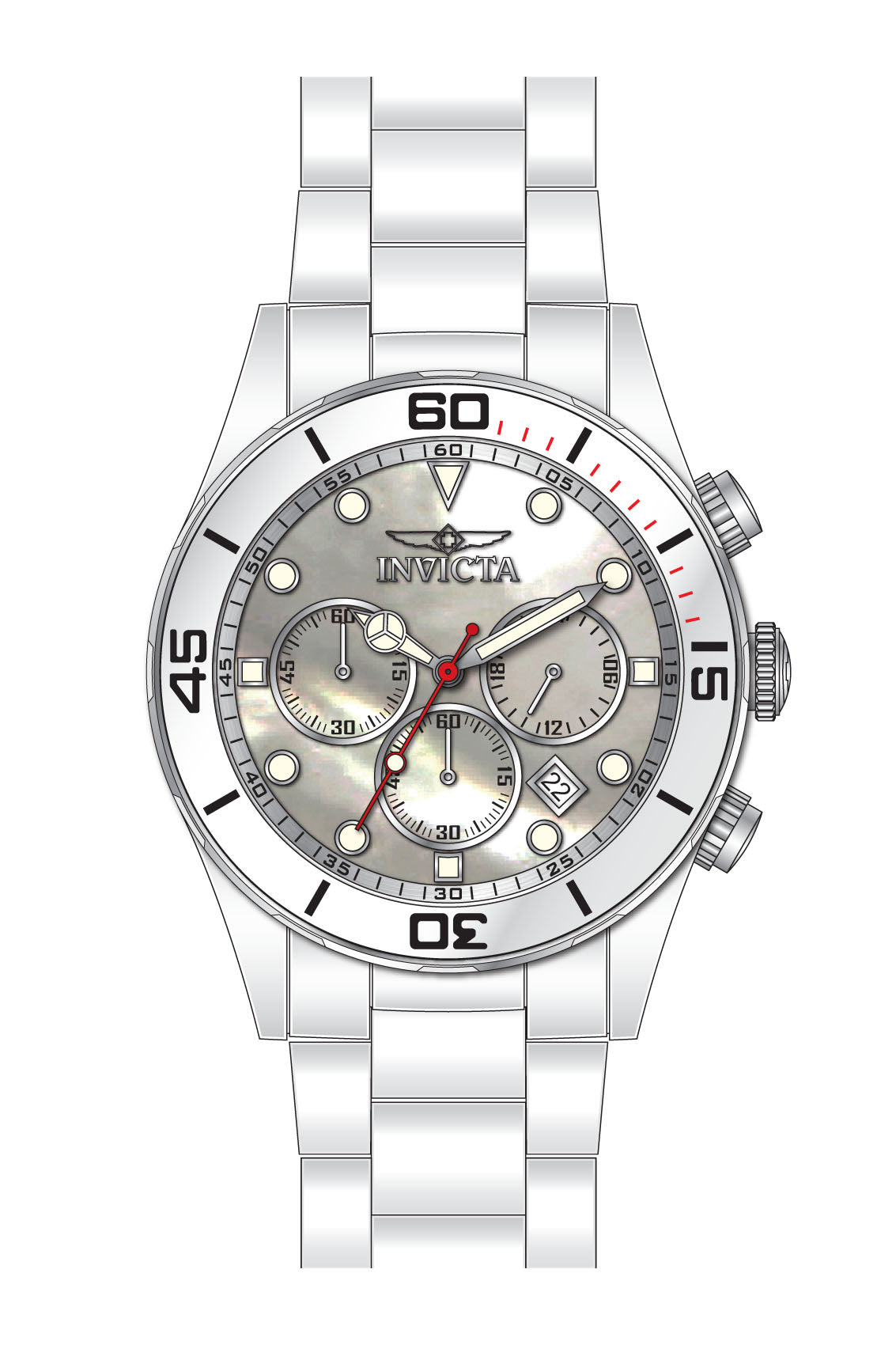 Band for Invicta Pro Diver Men 34865