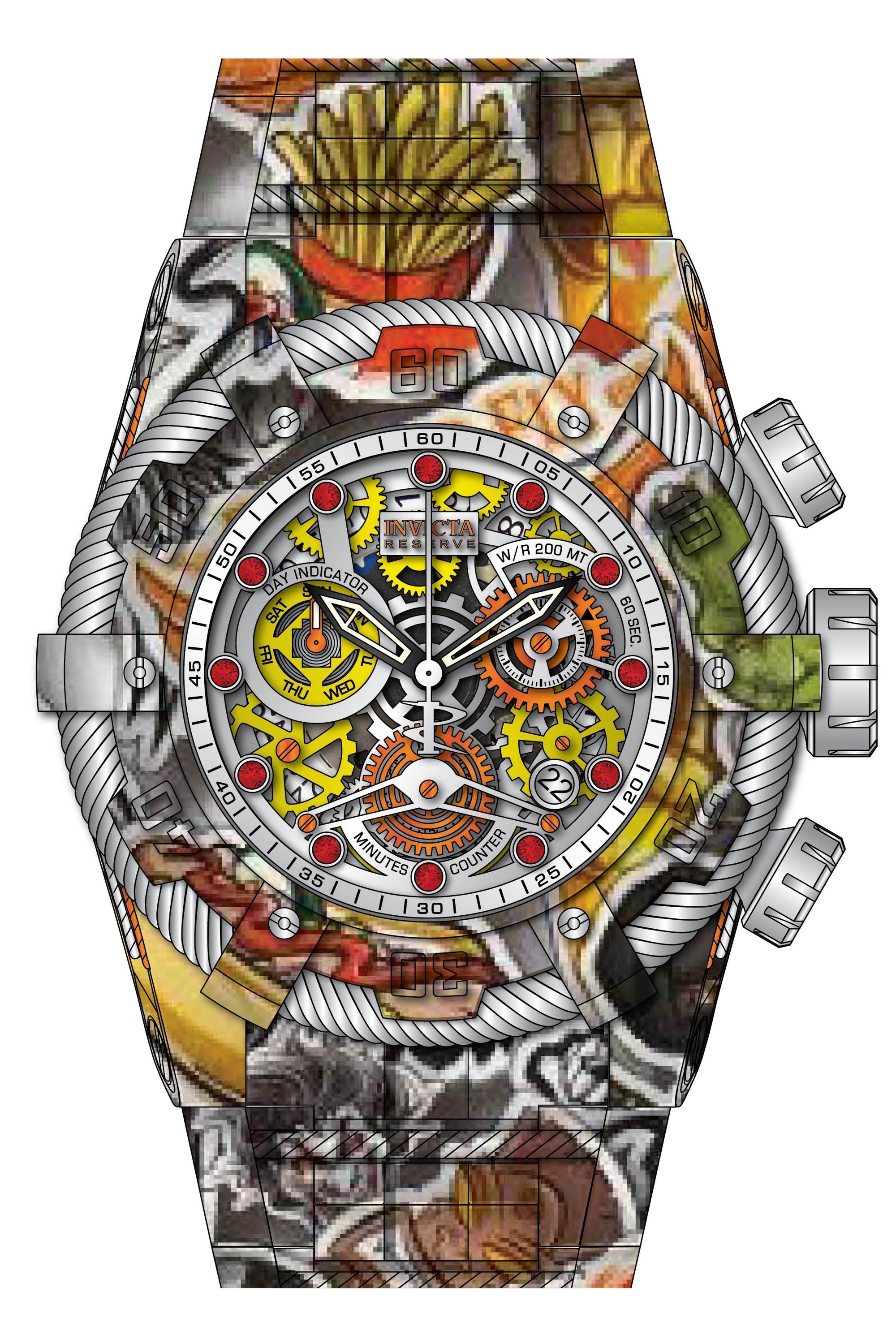 Parts for Invicta Reserve Bolt Zeus Men 34295