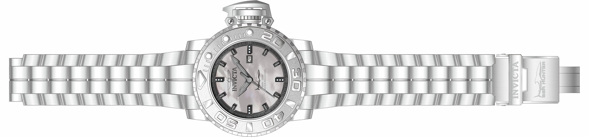 Band for Invicta Sea Hunter 31009