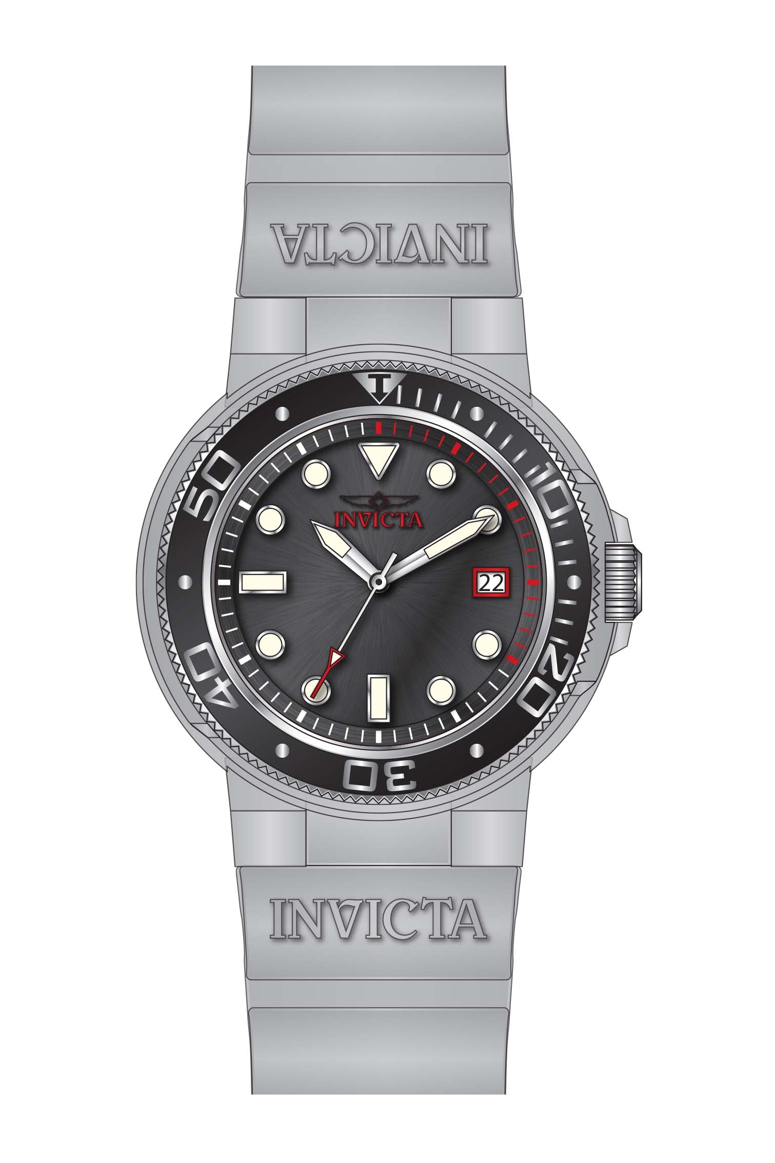 Band for Invicta Pro Diver Lady 35233