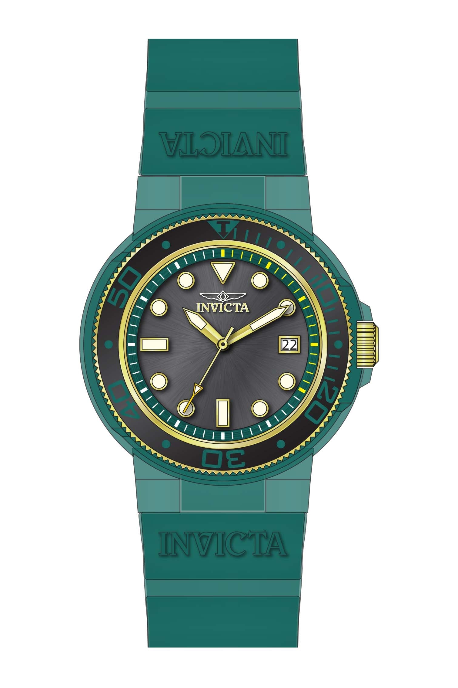 Band for Invicta Pro Diver Lady 35235