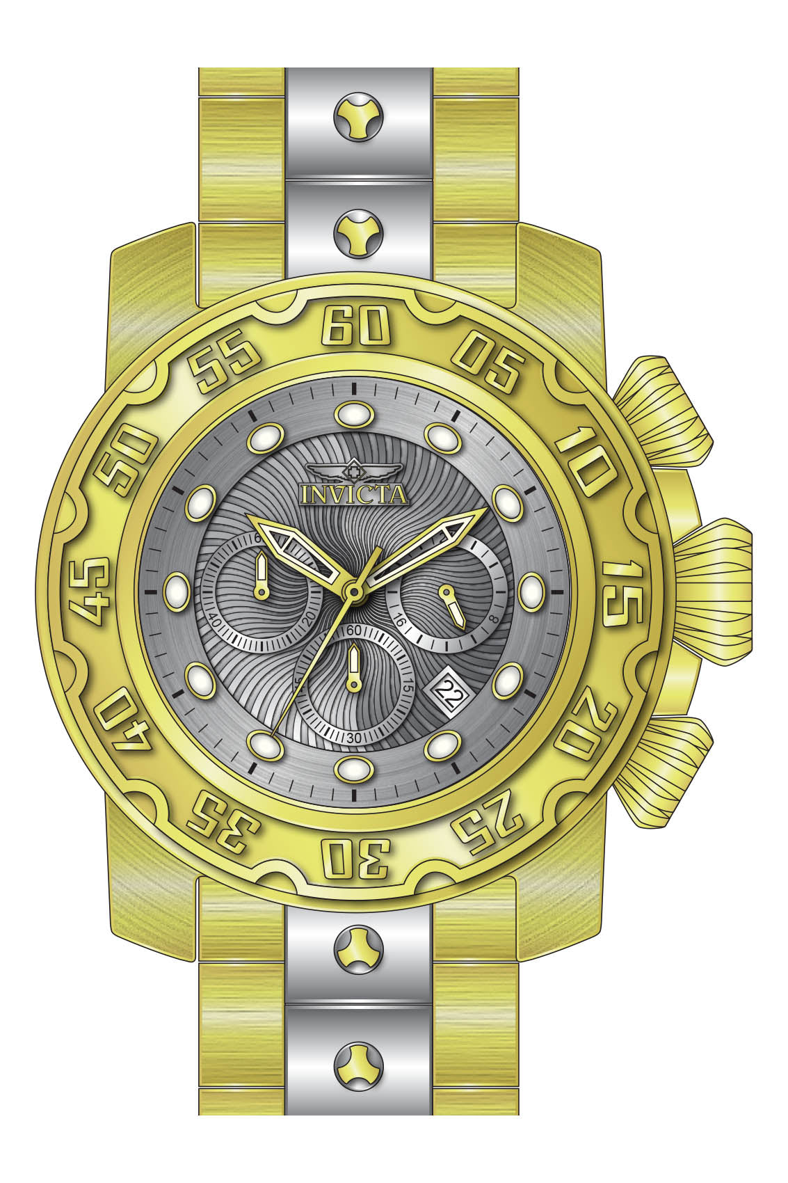 Band for Invicta Lupah Men 35334