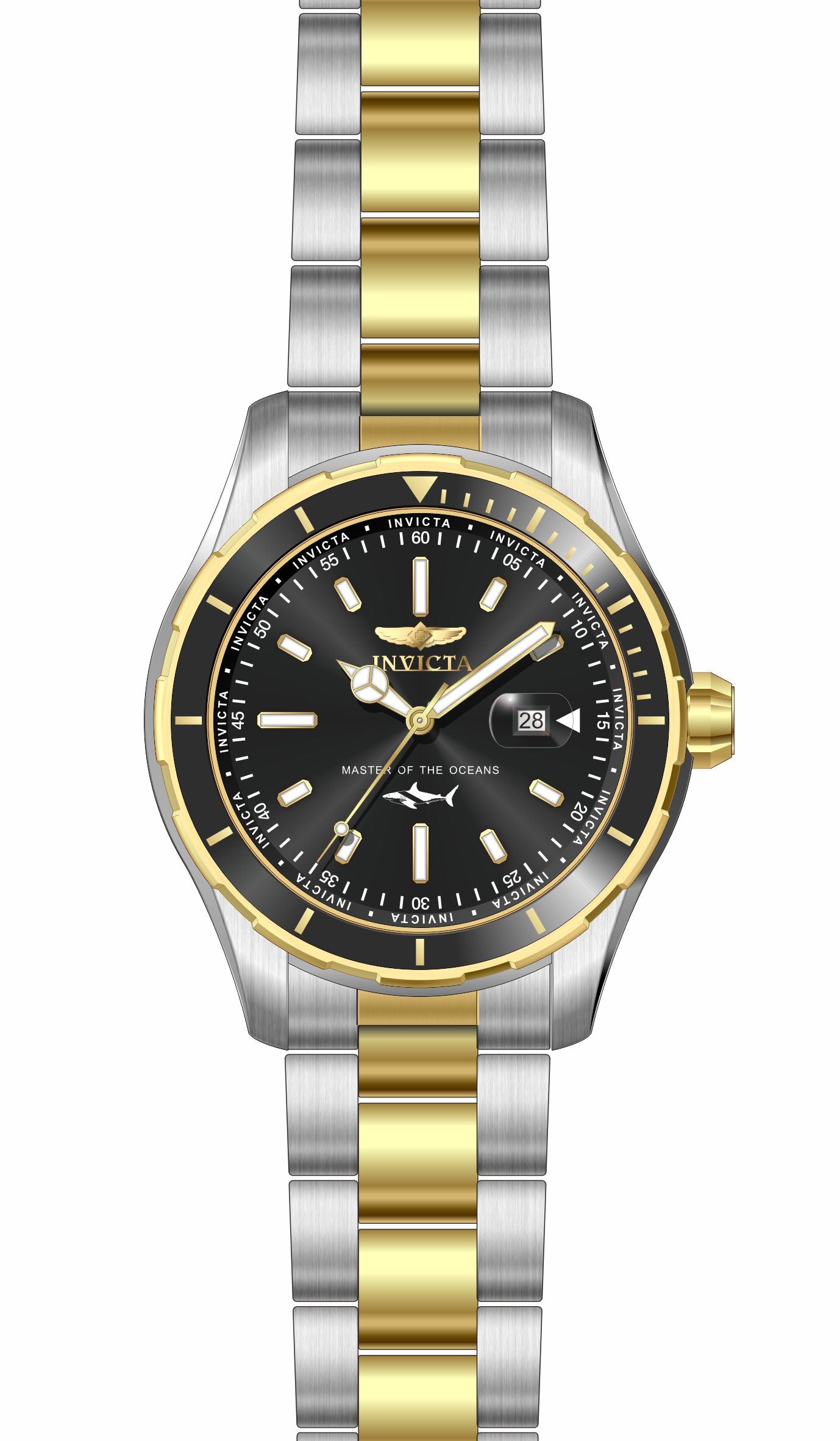 Band for Invicta Pro Diver Zager Exclusive Men 35596