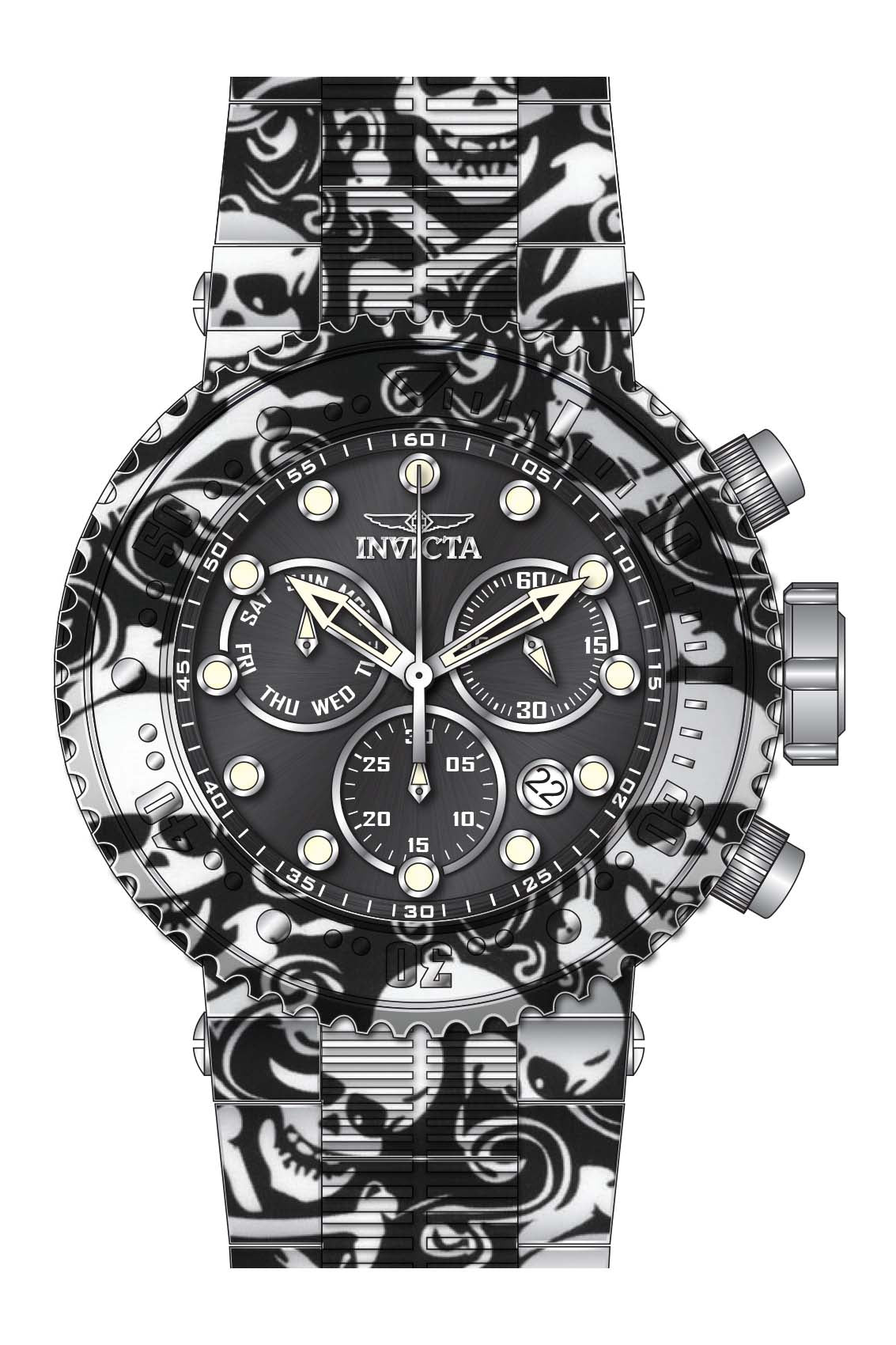 Band for Invicta Pro Diver Men 35421