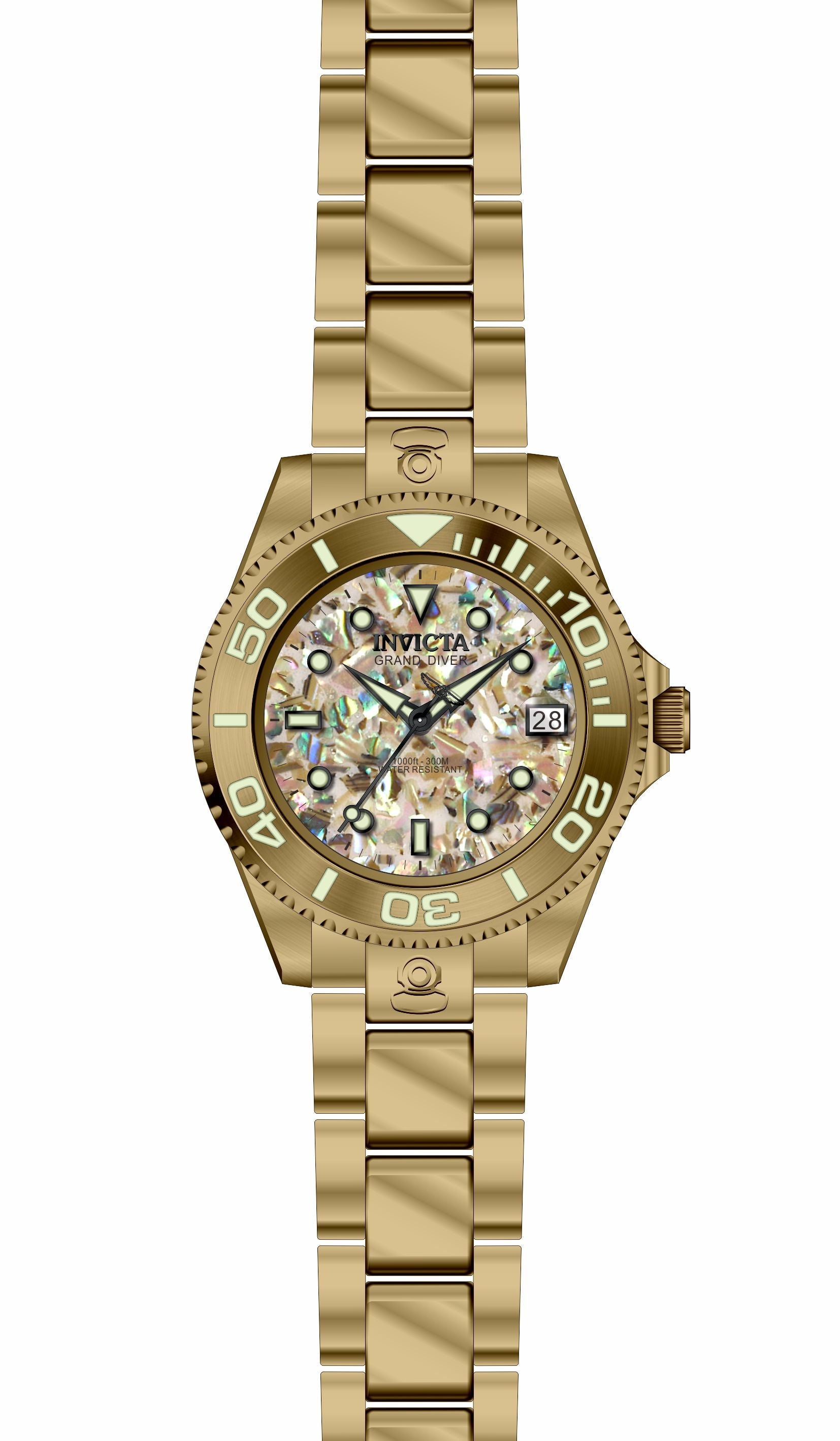 Band for Invicta Pro Diver Lady 35765