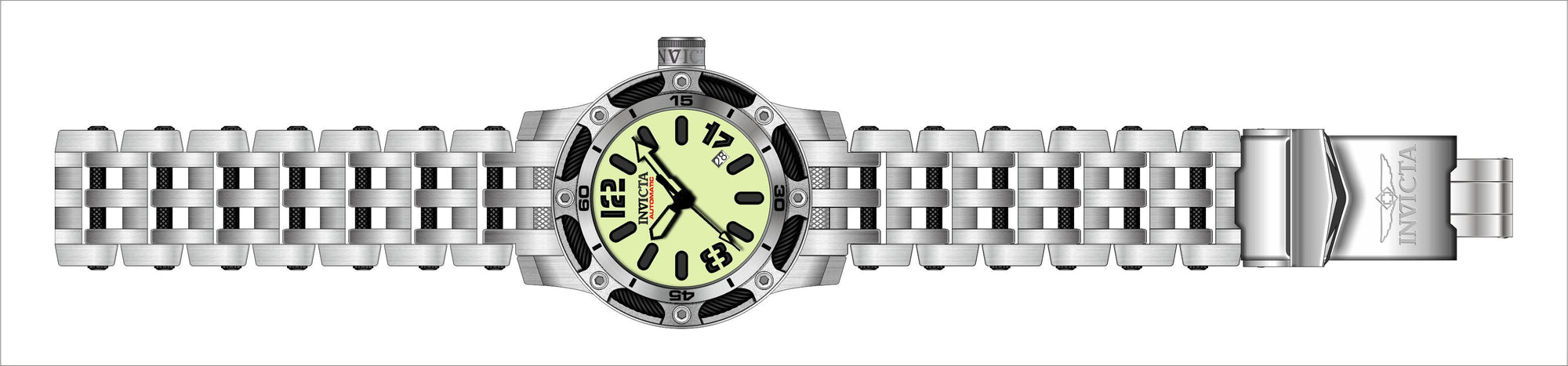 Band for Invicta Bolt Men 36399