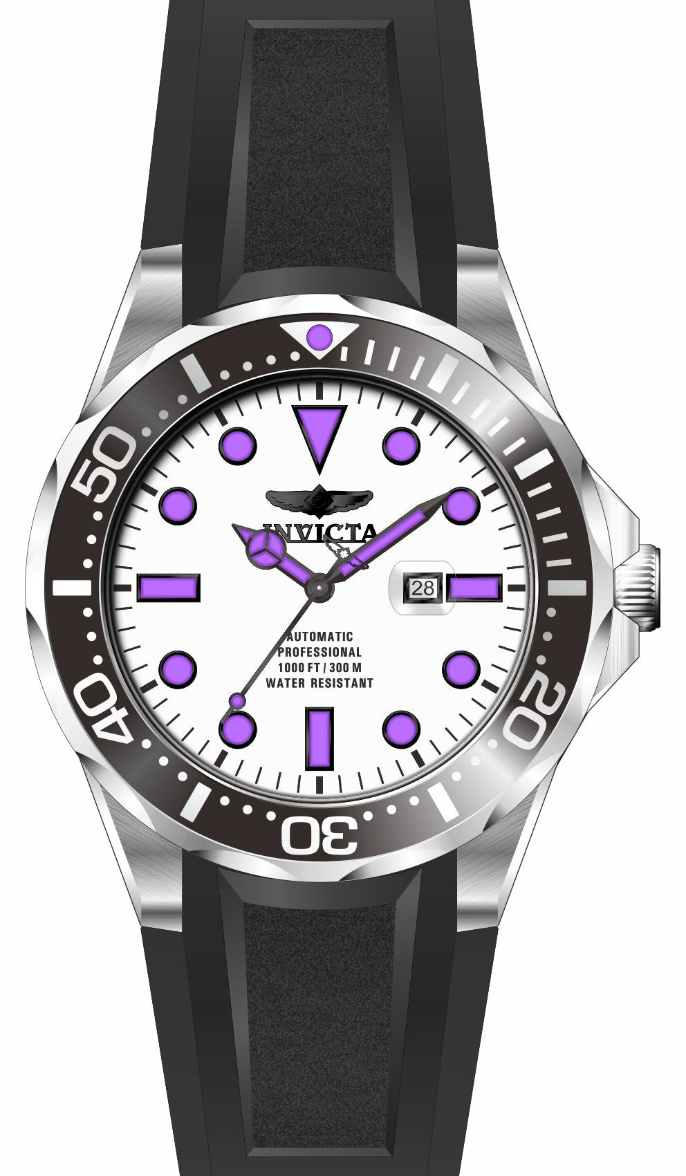 Band for Invicta Pro Diver Men 36434