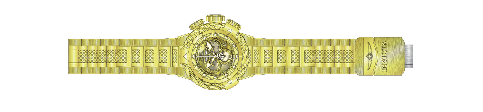 Band for Invicta Subaqua Alpha Men 36002