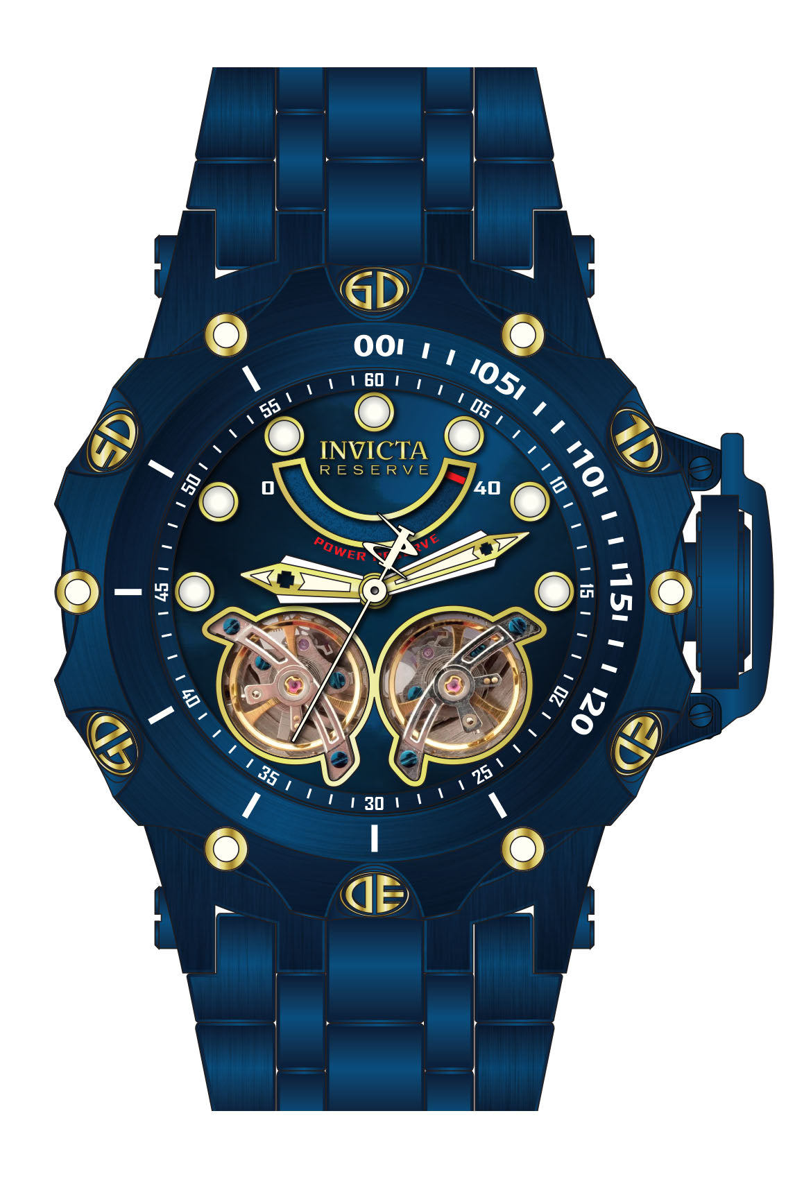 Parts for Invicta Reserve Venom Men Blue Label 36018