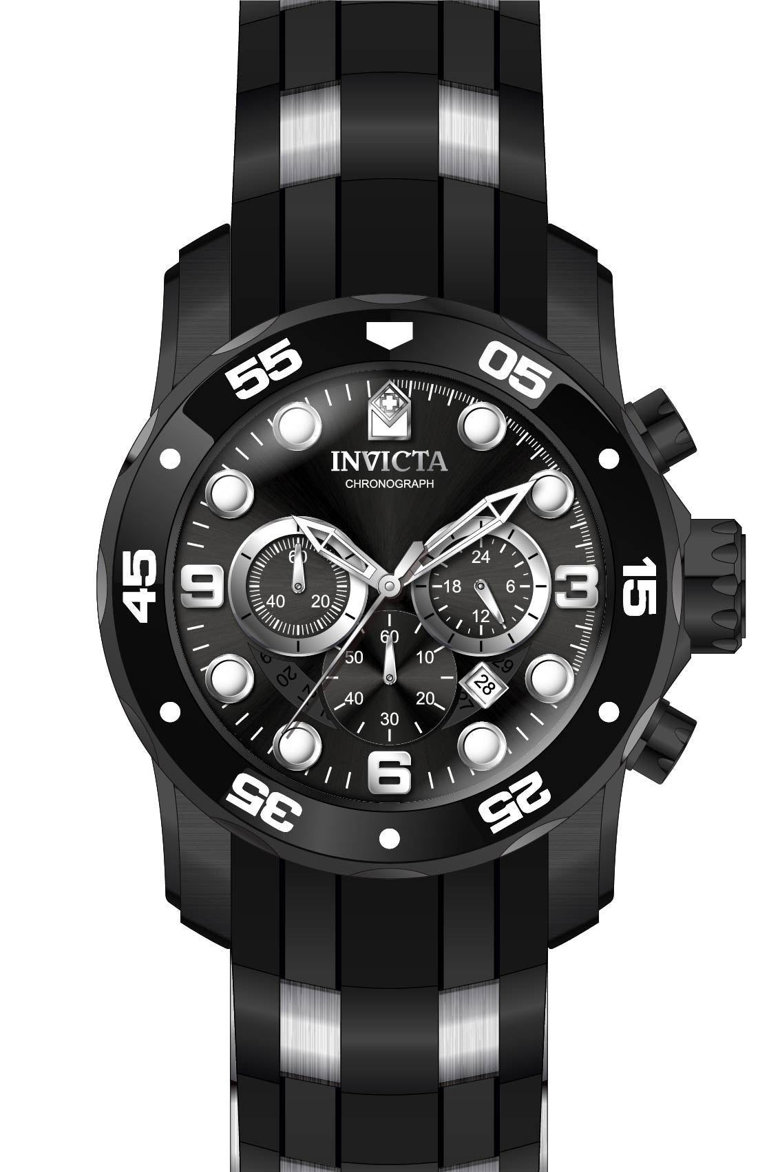 Band for Invicta Pro Diver Men 34666
