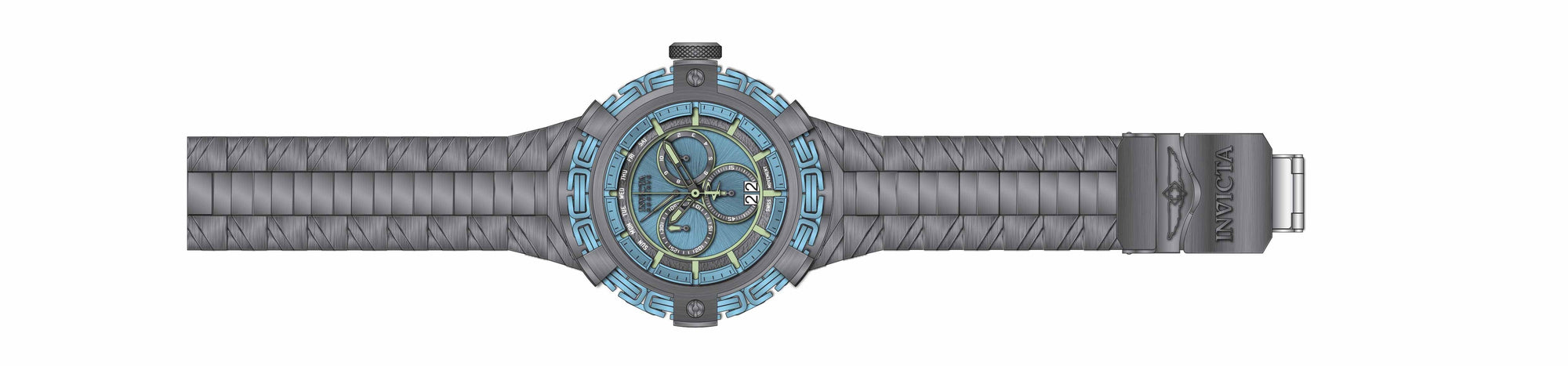 Band for Invicta Reserve Wolf King Men 36190