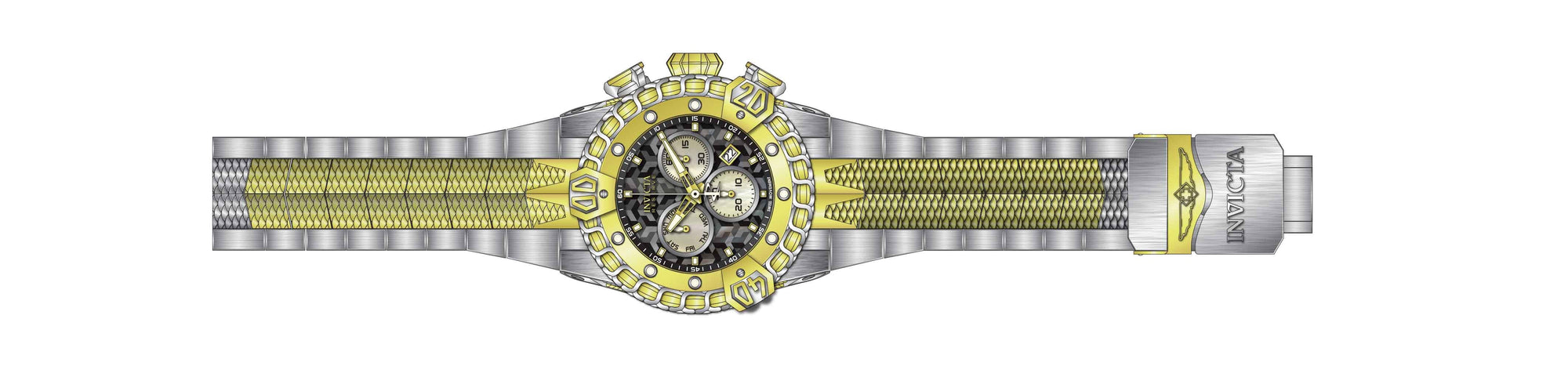 Band for Invicta Reserve Poseidon Men 36591