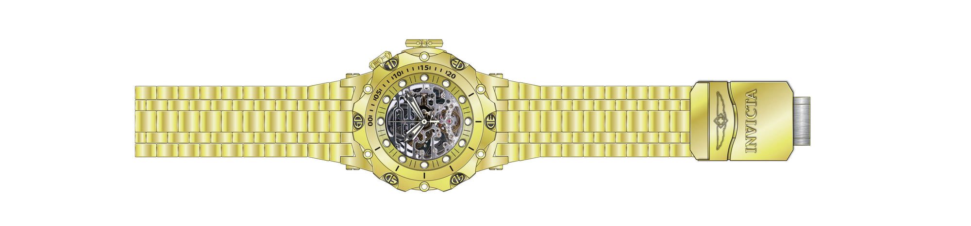 Band for Invicta Reserve Venom Men 36659