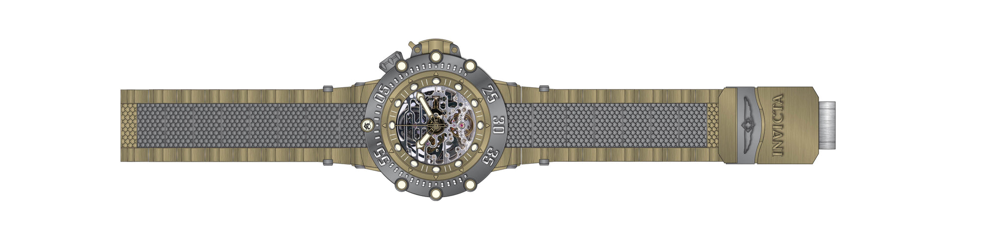 Band for Invicta Subaqua Men 36653