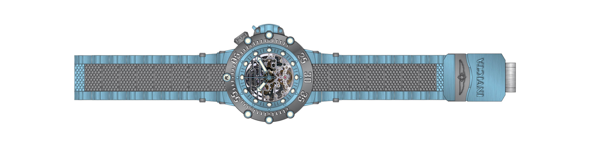 Band for Invicta Subaqua Men 36654