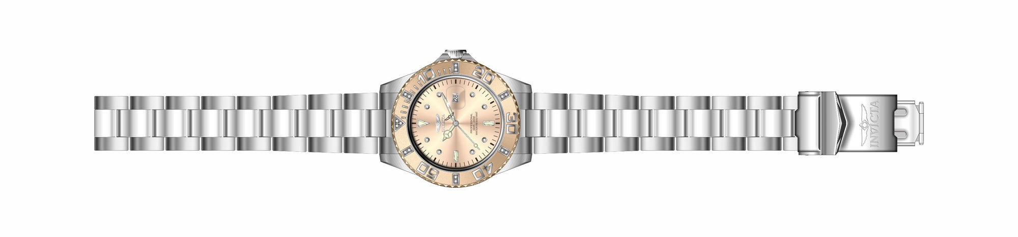 Band for Invicta Pro Diver Zager Exclusive Lady 37017