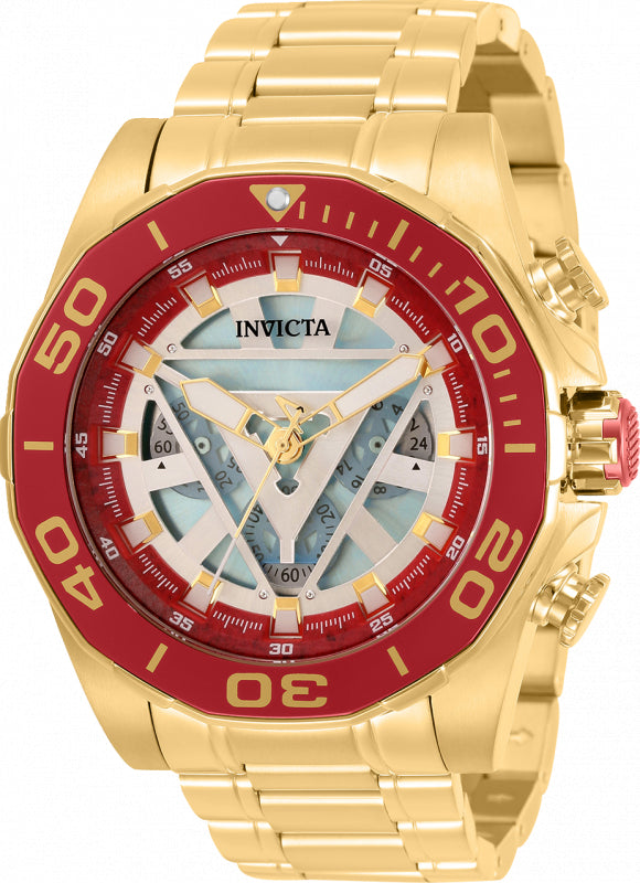 Band for Invicta Marvel 33313 Ironman