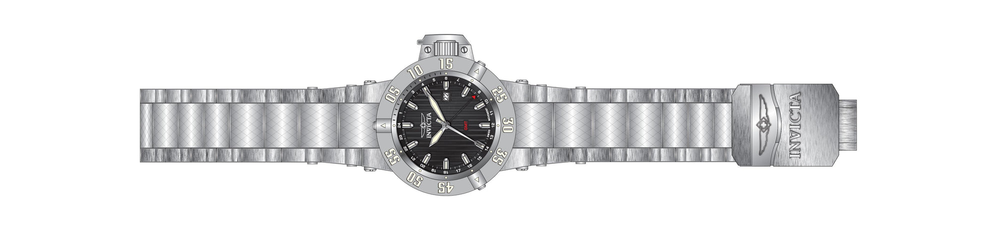 Band for Invicta Subaqua Men 37212