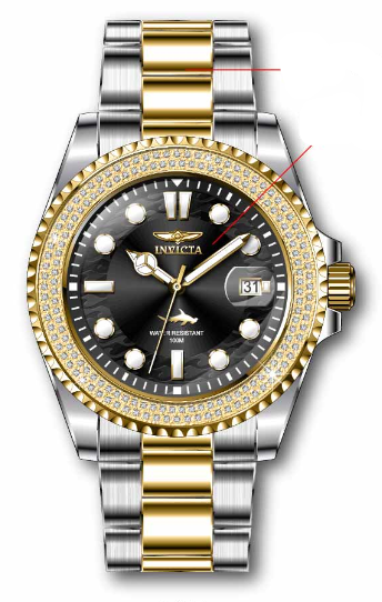 Band for Invicta Pro Diver Lady 37981