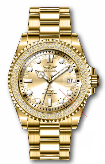 Band for Invicta Pro Diver Lady 37983