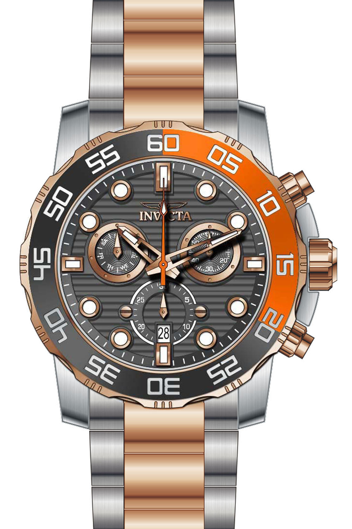 Band for Invicta Pro Diver SCUBA Men 33300