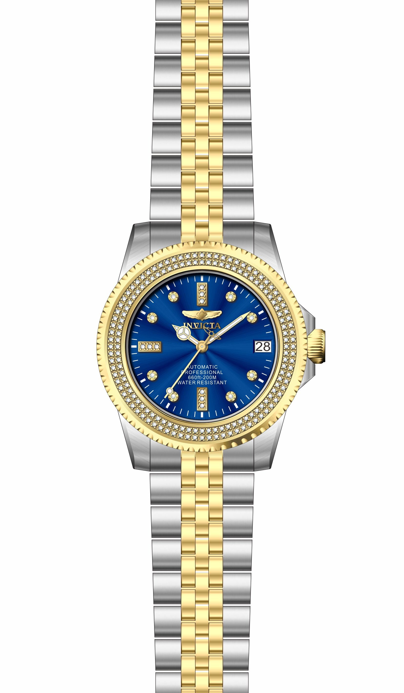Band for Invicta Pro Diver Lady 38301