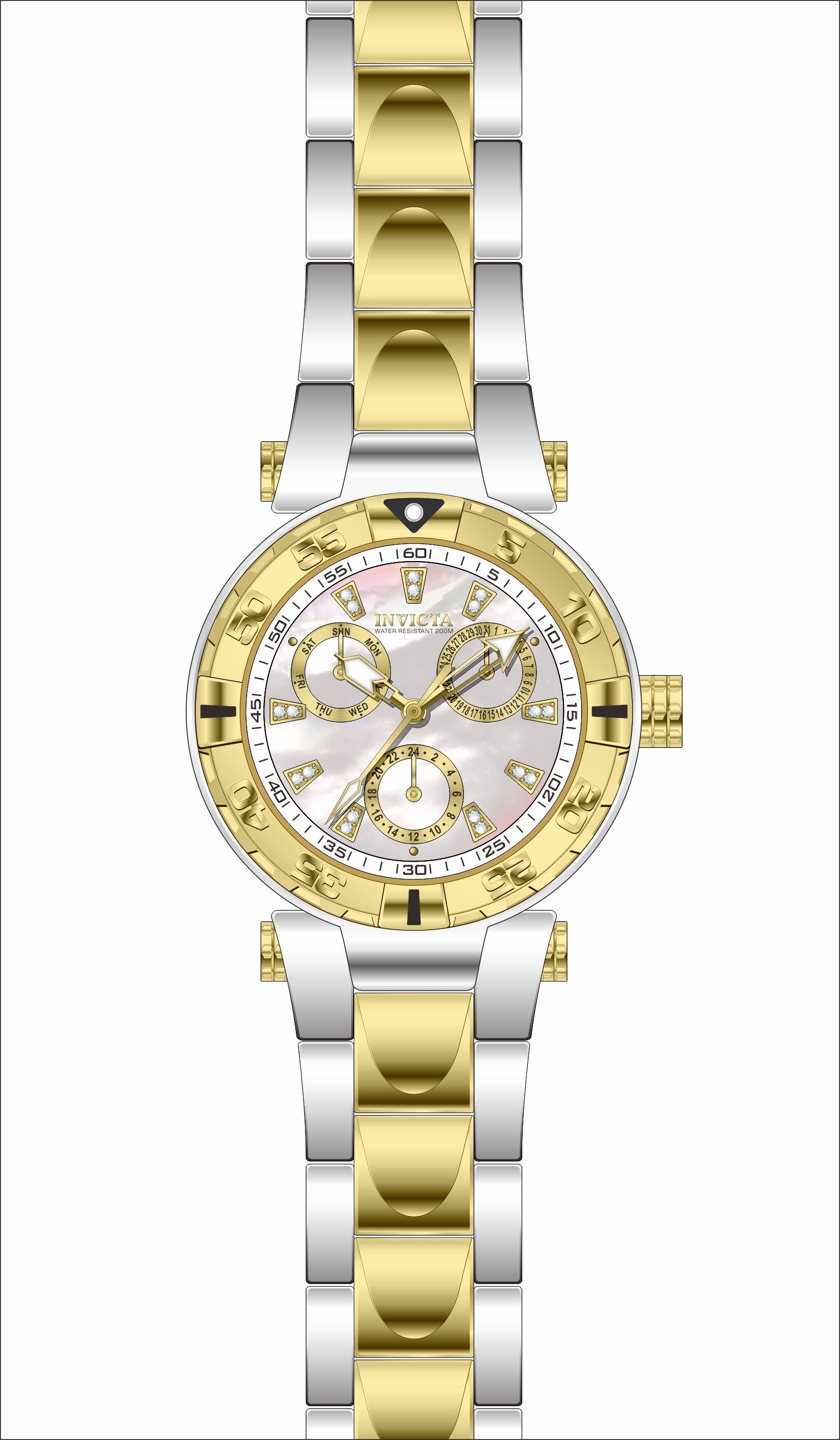 Band for Invicta Subaqua Lady 39232