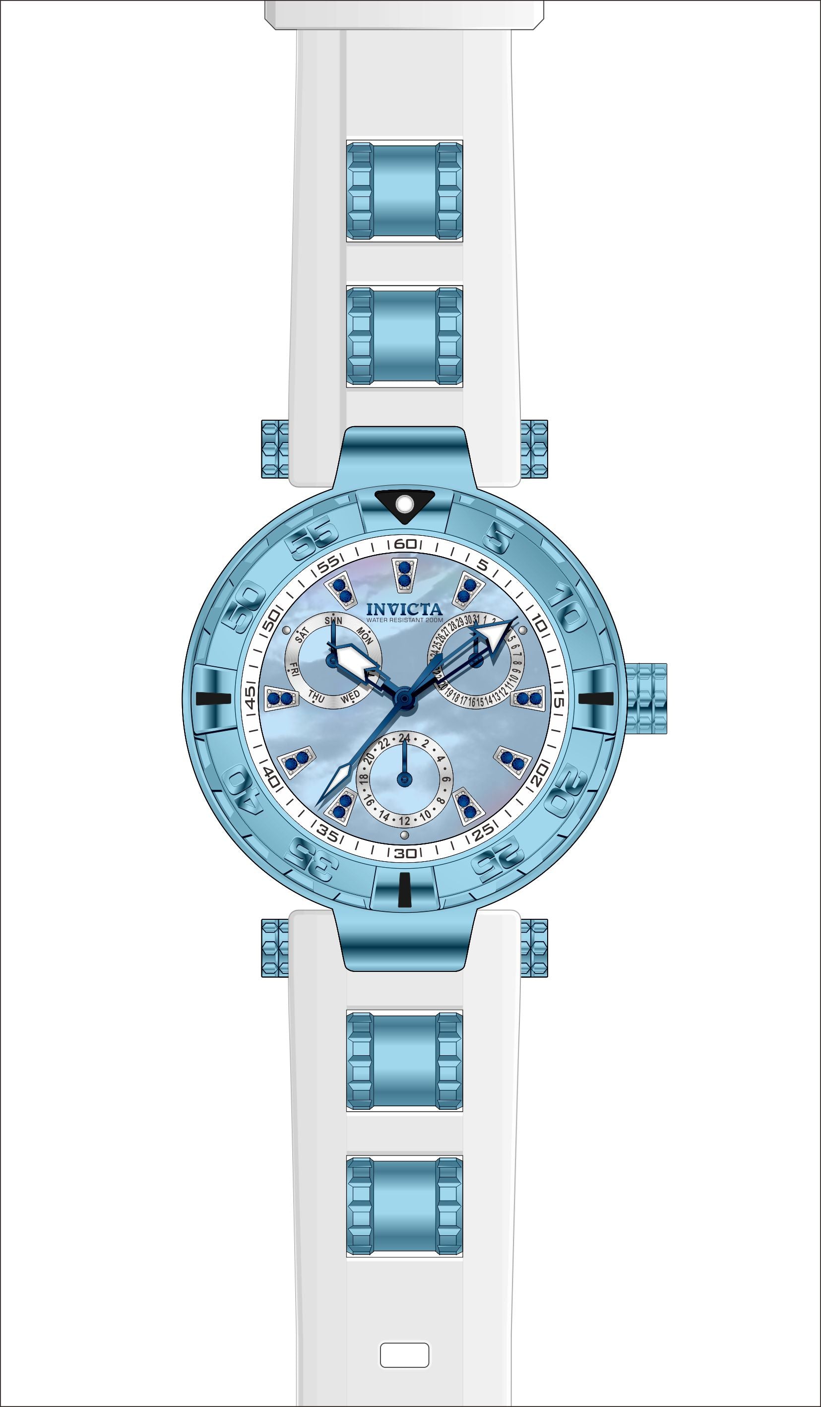 Band for Invicta Subaqua Lady 39242