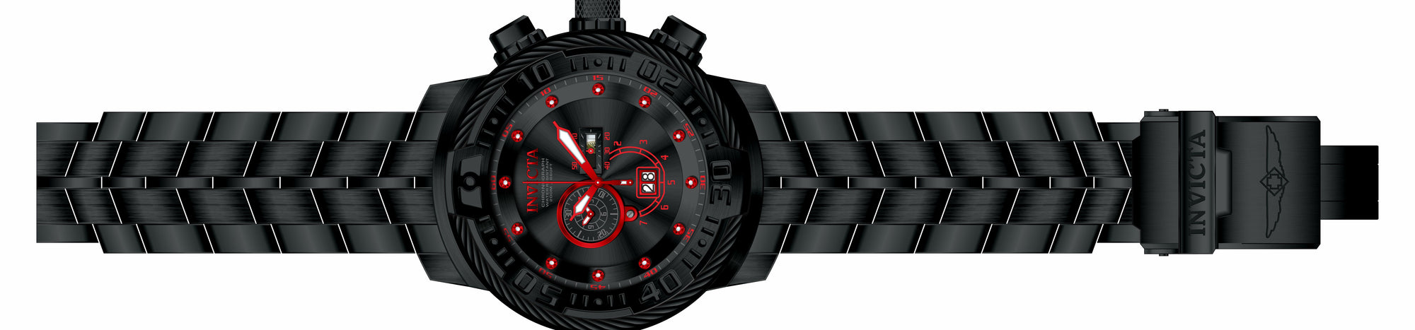 Band for Invicta Bolt Men Black Label 39284