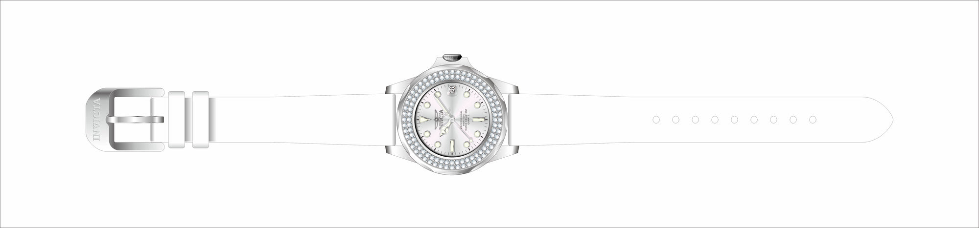 Band for Invicta Pro Diver Lady 39332