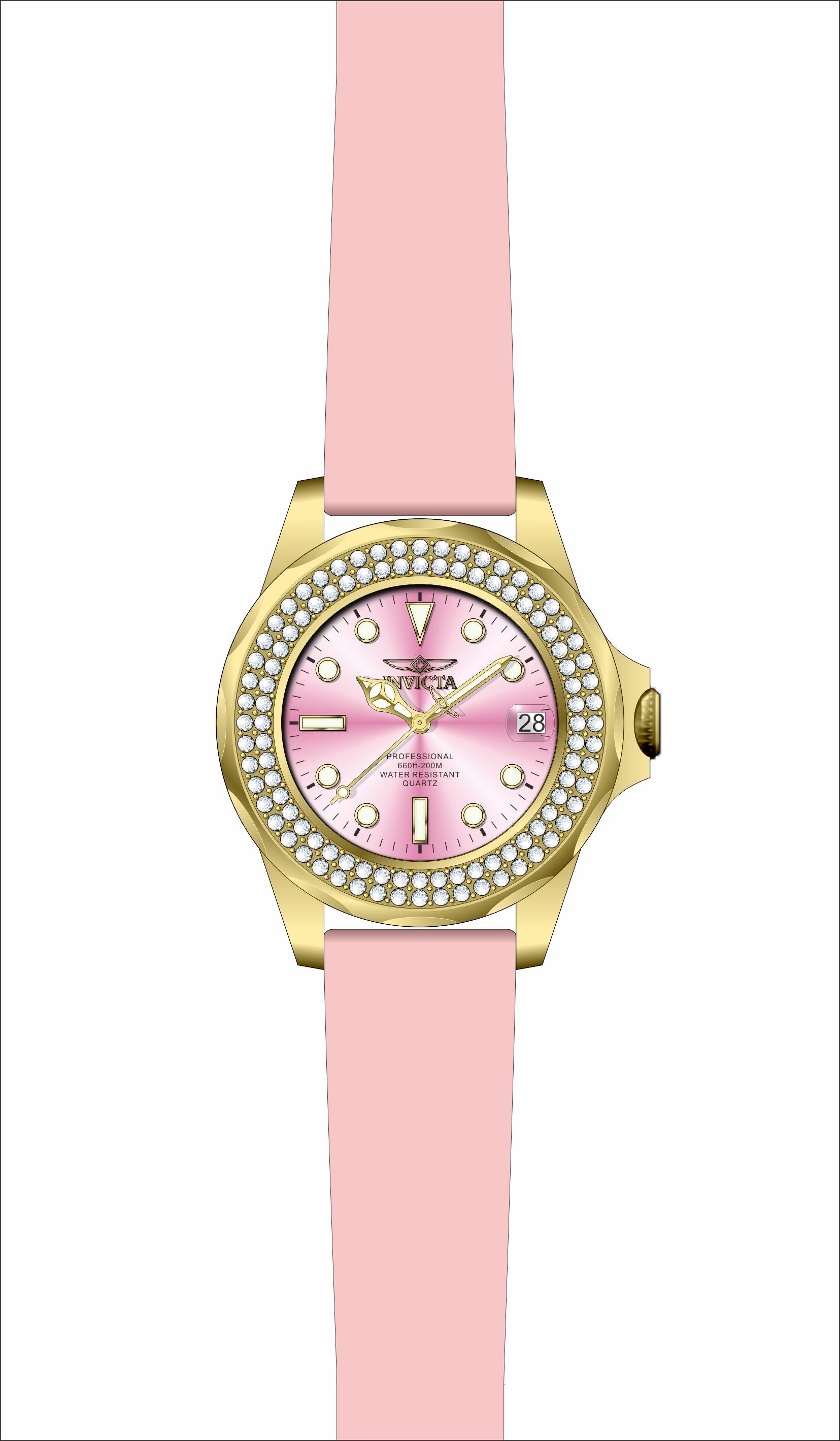 Band for Invicta Pro Diver Lady 39333