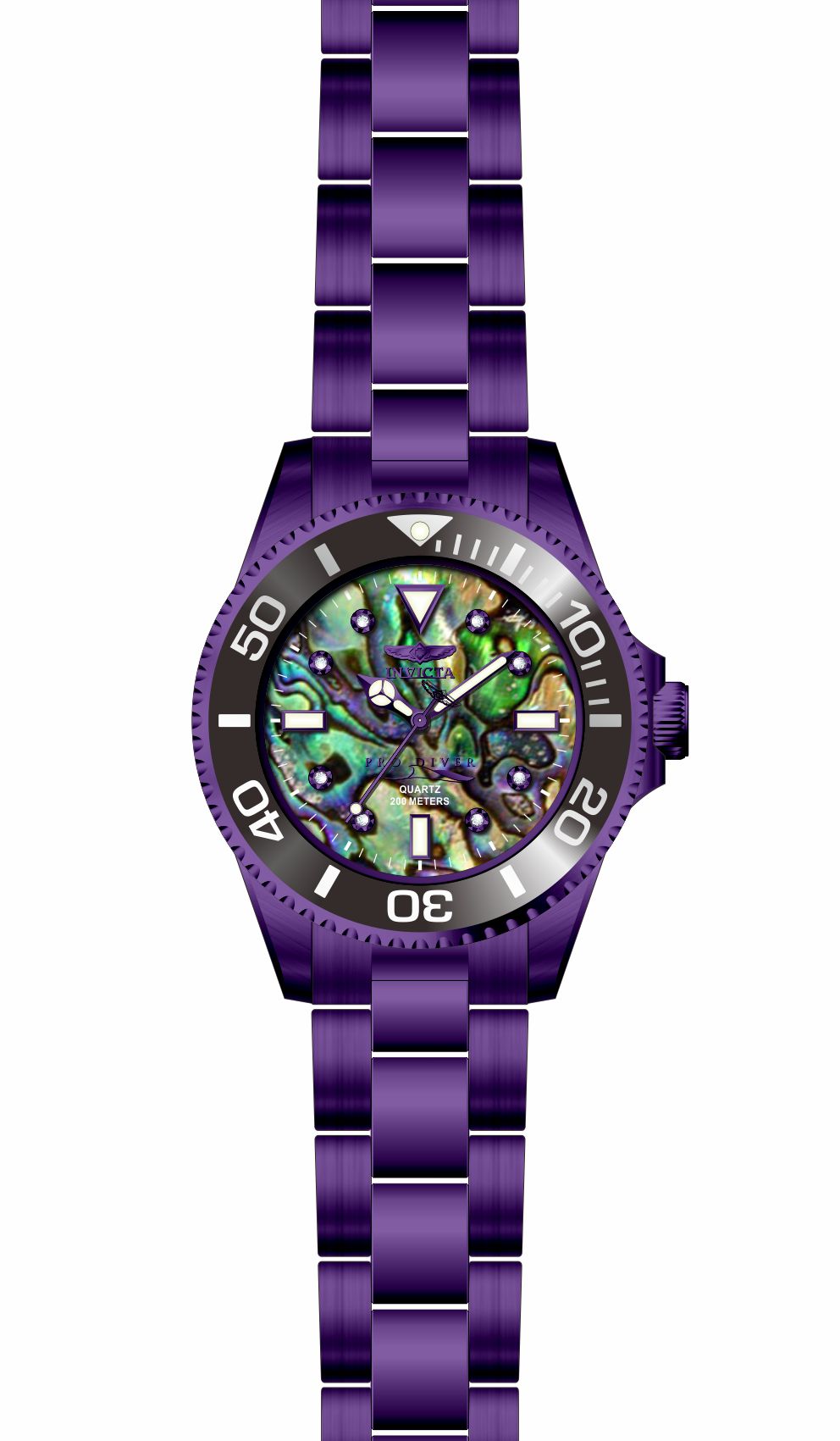 Band for Invicta Pro Diver Lady 39429