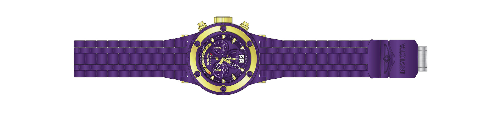 Band for Invicta Reserve Specialty Subaqua Men Purple Label 39066