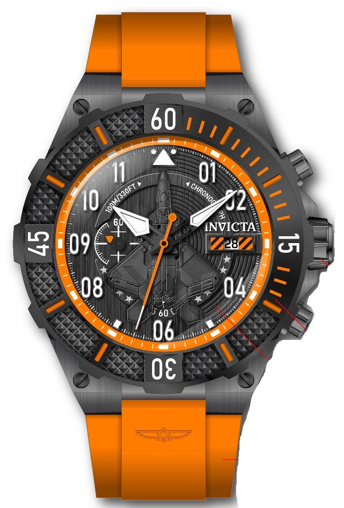 Band for Invicta Aviator Men 39896