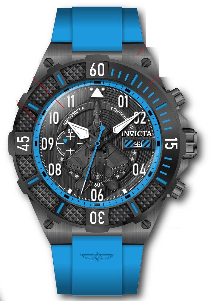 Band for Invicta Aviator Men 39898