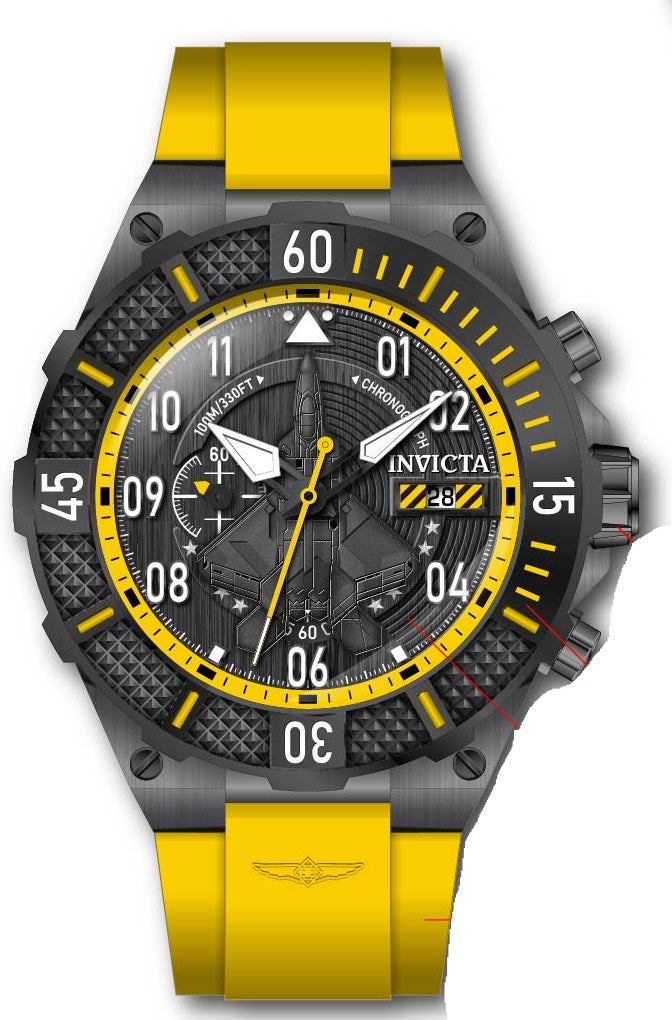 Band for Invicta Aviator Men 39899